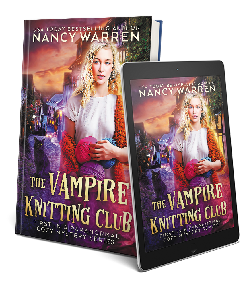 The Vampire Knitting Club in Paperback NancyWarrenAuthor