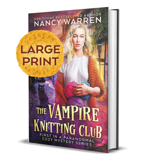 The Vampire Knitting Club (large print hardcover)
