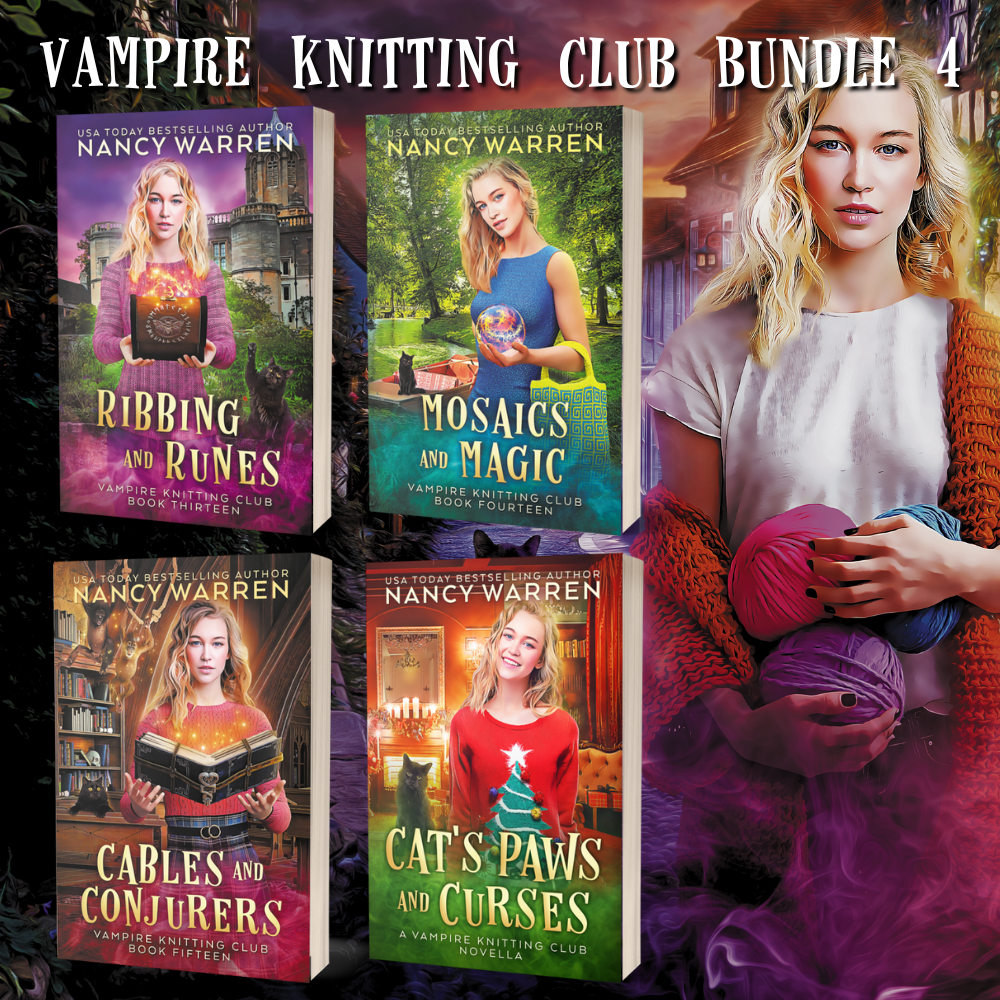 The Vampire Knitting Club bundle 4, by Nancy Warren