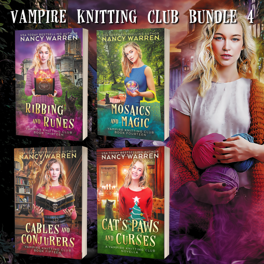 The Vampire Knitting Club bundle 4, by Nancy Warren