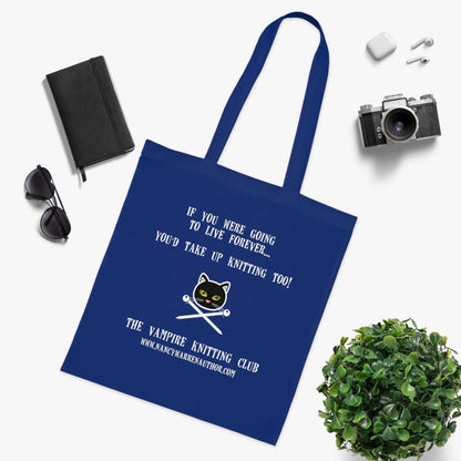Cotton Tote Knitting Bag Carry your knitting in style with this exclusive design.