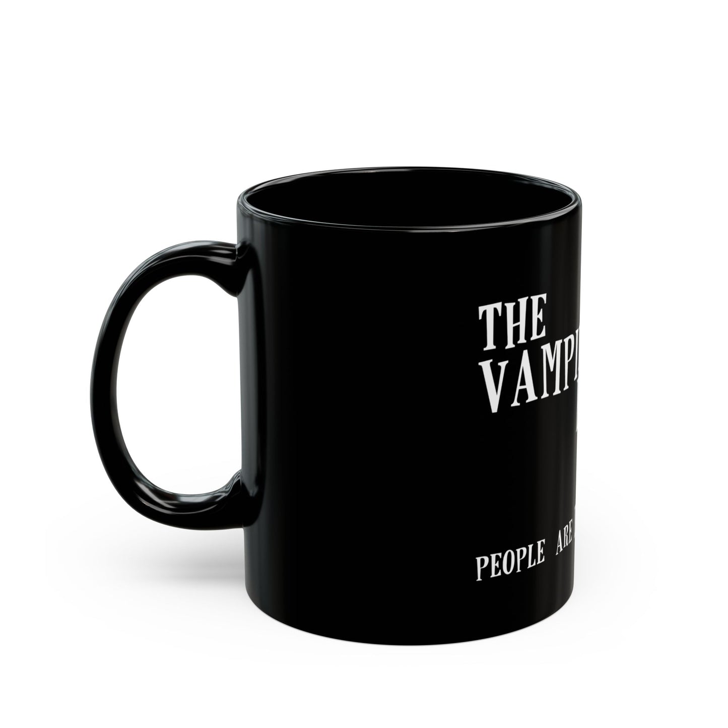 Vampire Knitting Club Mug (11oz - black)