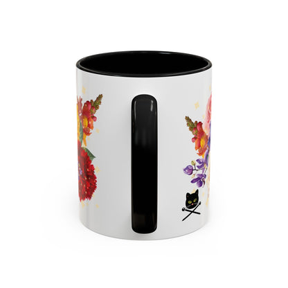 Magical Flowers Mug (11, 15oz). Exclusive Village Flower Shop Mysteries merchandise from Nancy Warren