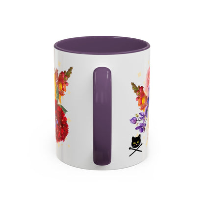Magical Flowers Mug. Exclusive Village Flower Shop Mysteries merchandise from Nancy Warren.