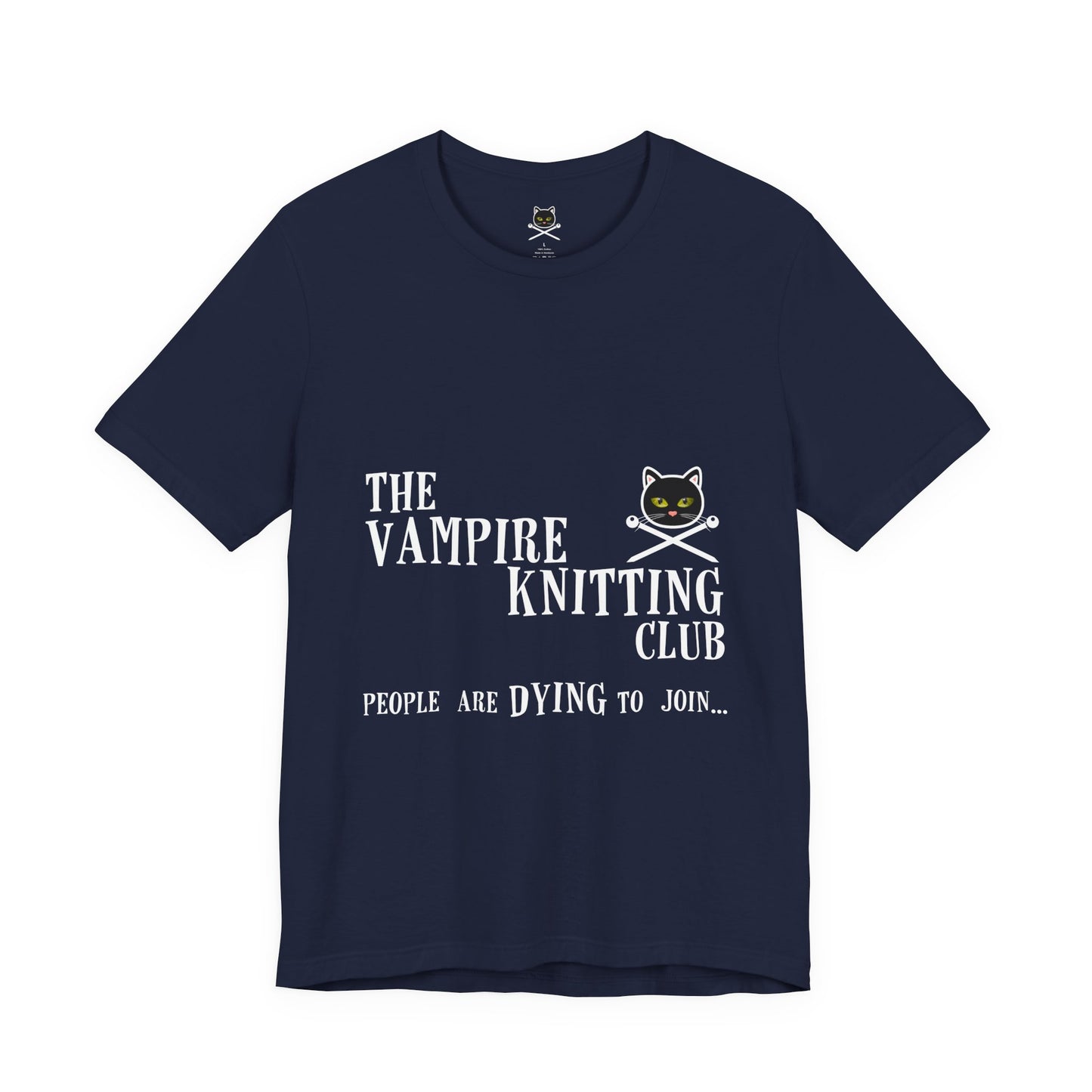 Vampire Knitting Club Unisex T-Shirt - Dying to Join