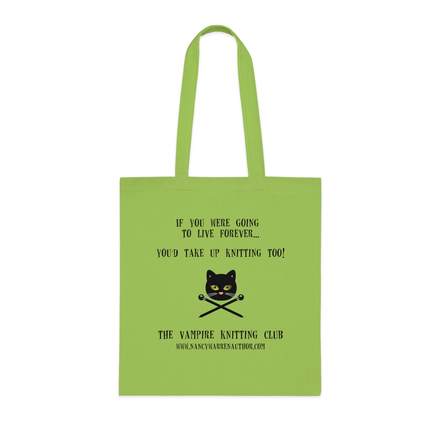 Cotton Tote Knitting Bag