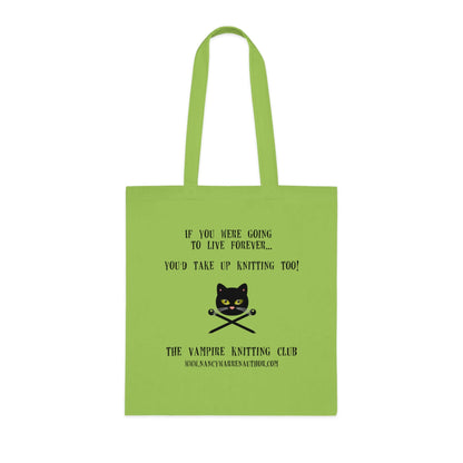 Cotton Tote Knitting Bag Carry your knitting in style with this exclusive design.