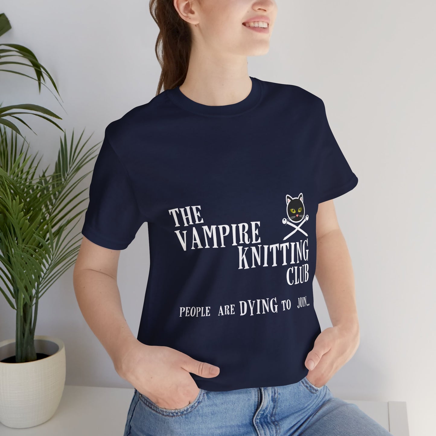 Vampire Knitting Club Unisex T-Shirt - Dying to Join