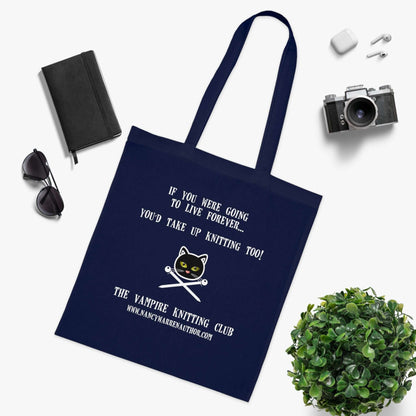 Cotton Tote Knitting Bag Carry your knitting in style with this exclusive design.