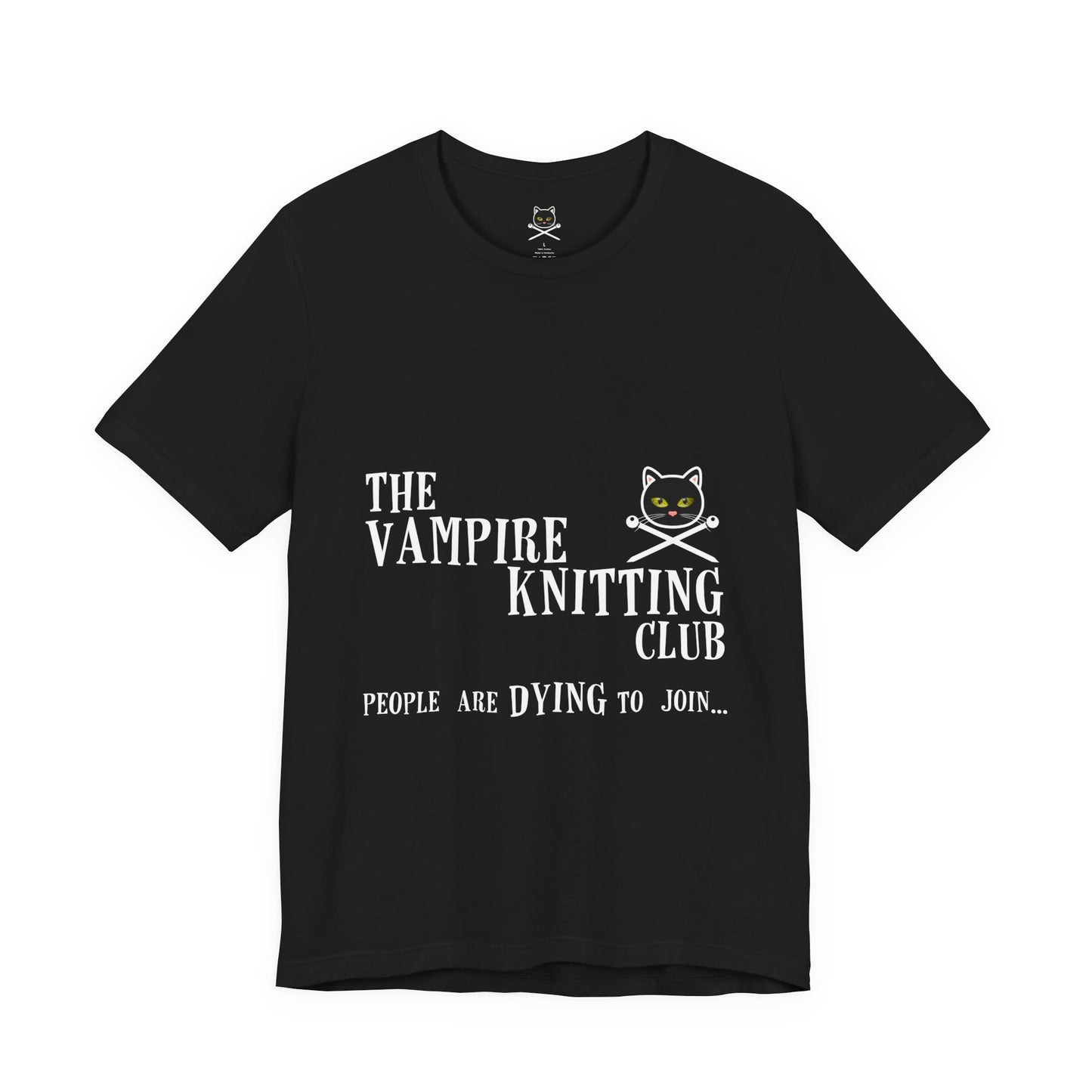 Vampire Knitting Club Unisex T-Shirt - Dying to Join