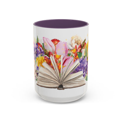 Magical Flowers Mug (11, 15oz). Exclusive Village Flower Shop Mysteries merchandise from Nancy Warren