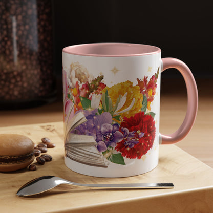 Magical Flowers Mug (11, 15oz). Exclusive Village Flower Shop Mysteries merchandise from Nancy Warren