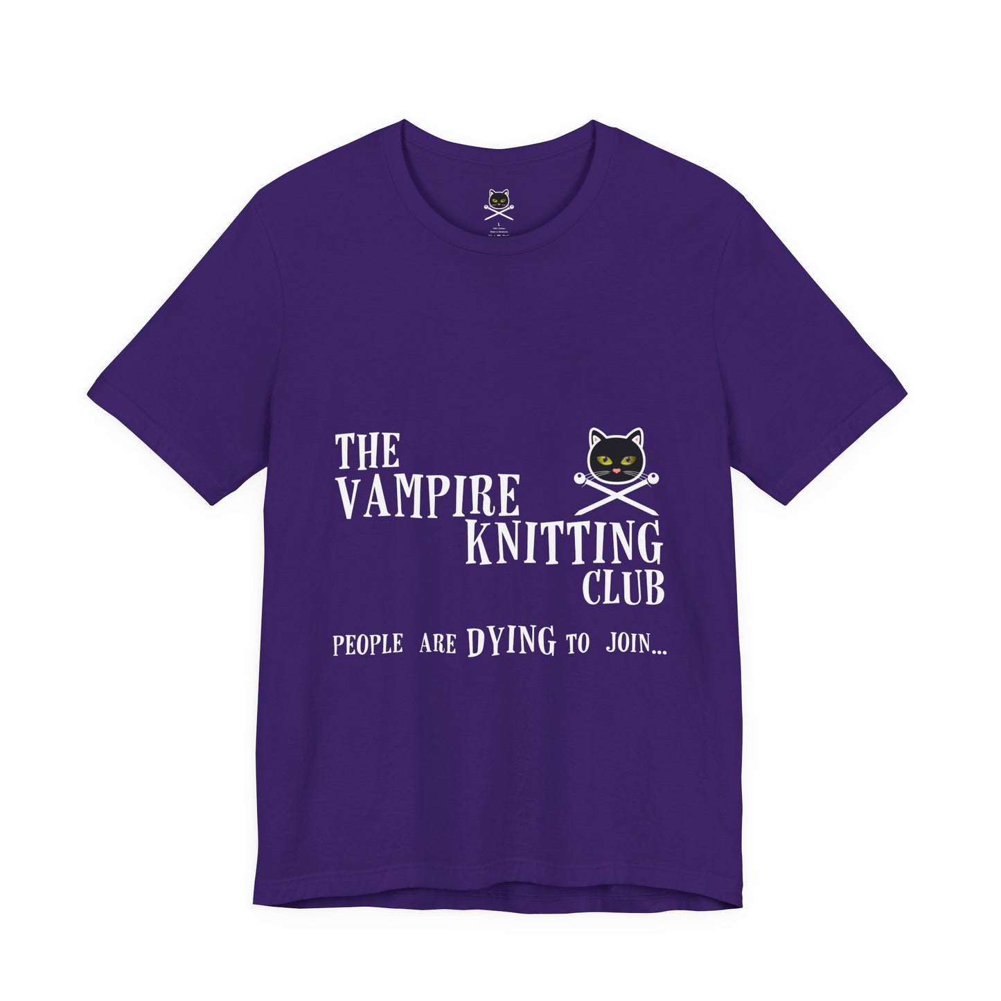 Vampire Knitting Club Unisex T-Shirt - Dying to Join