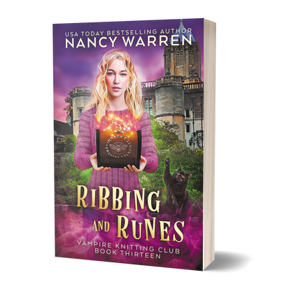 Signed paperbacks for UK readers is a paranormal cozy mystery by bestselling author Nancy Warren
