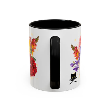 Magical Flowers Mug. Exclusive Village Flower Shop Mysteries merchandise from Nancy Warren.