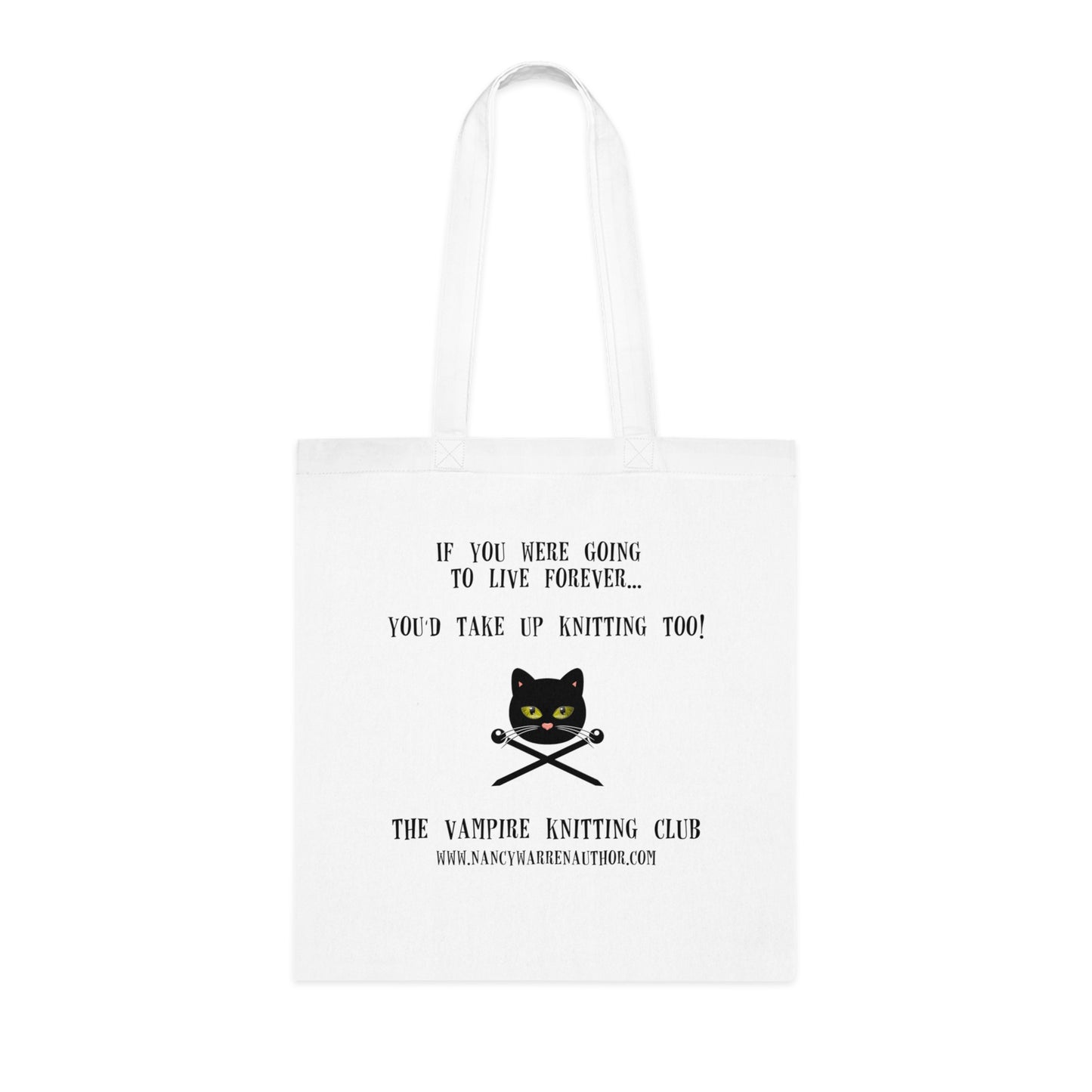 Cotton Tote Knitting Bag