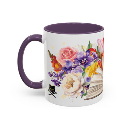 Magical Flowers Mug (11, 15oz). Exclusive Village Flower Shop Mysteries merchandise from Nancy Warren
