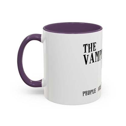 Vampire Knitting Club Mug. Exclusive Vampire Knitting Club merchandise by Nancy Warren.