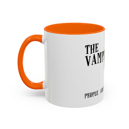 Vampire Knitting Club Mug. Exclusive Vampire Knitting Club merchandise by Nancy Warren.