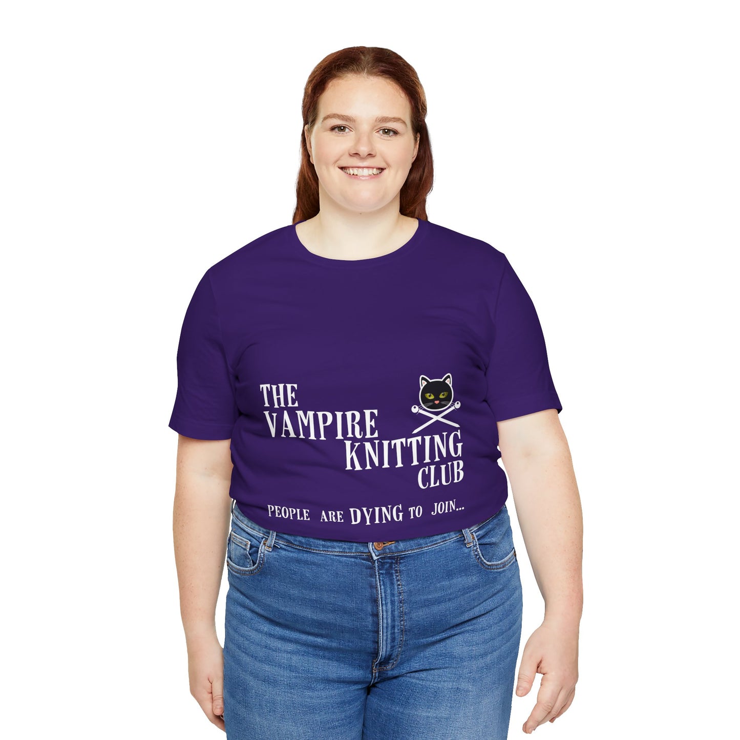 Vampire Knitting Club Unisex T-Shirt - Dying to Join