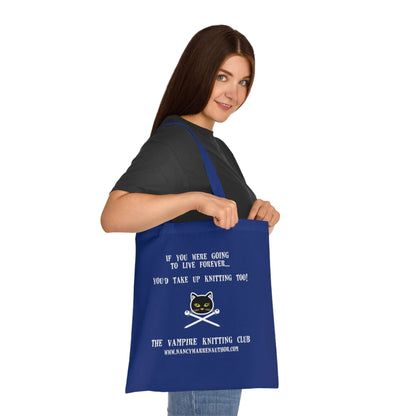 Cotton Tote Knitting Bag Carry your knitting in style with this exclusive design.