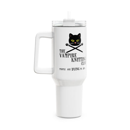 Vampire Knitting Club Insulated Large Travel Mug, 1.2l Exclusive Vampire Knitting Club merchandise by Nancy Warren