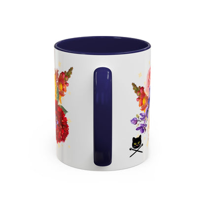 Magical Flowers Mug. Exclusive Village Flower Shop Mysteries merchandise from Nancy Warren.