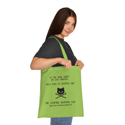 Cotton Tote Knitting Bag Carry your knitting in style with this exclusive design.