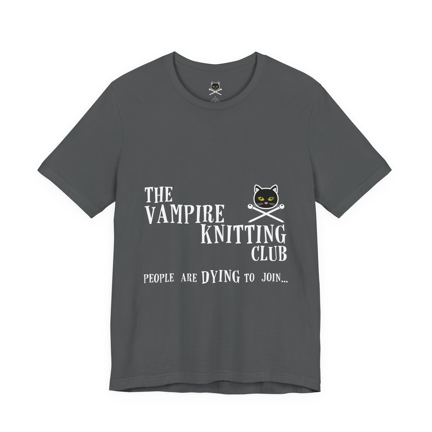 Vampire Knitting Club Unisex T-Shirt - Dying to Join