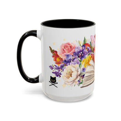 Magical Flowers Mug (11, 15oz). Exclusive Village Flower Shop Mysteries merchandise from Nancy Warren