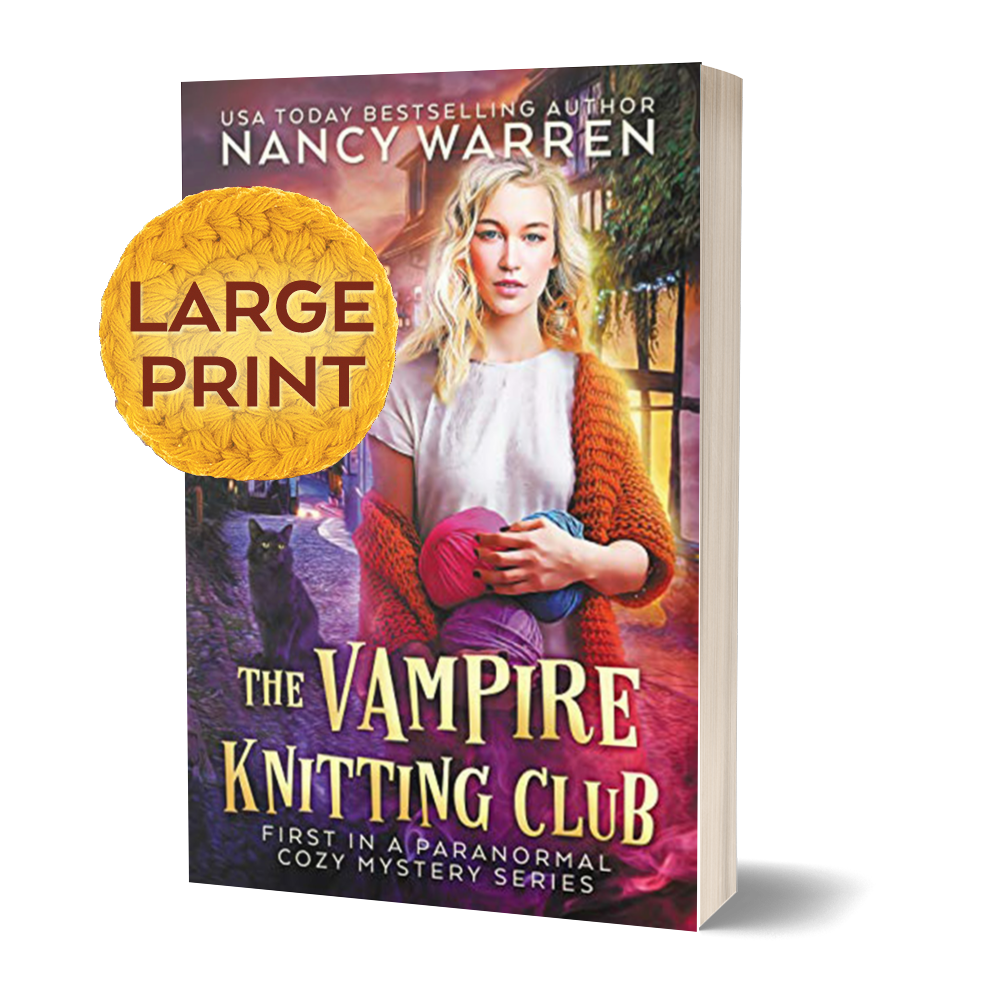 The Vampire Knitting Club Large Print by Nancy Warren