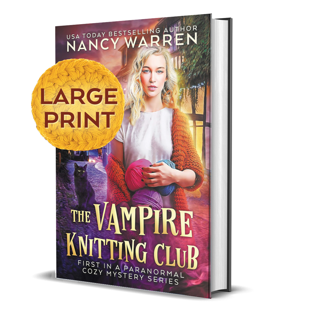 The Vampire Knitting Club (Book 1, Large Print hardcover)