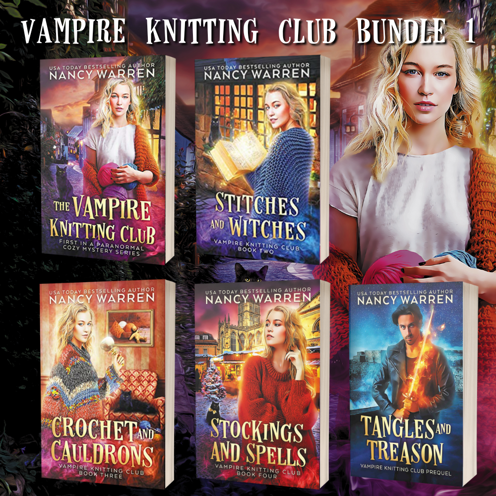 Vampire Knitting Club bundle 1, by Nancy Warren