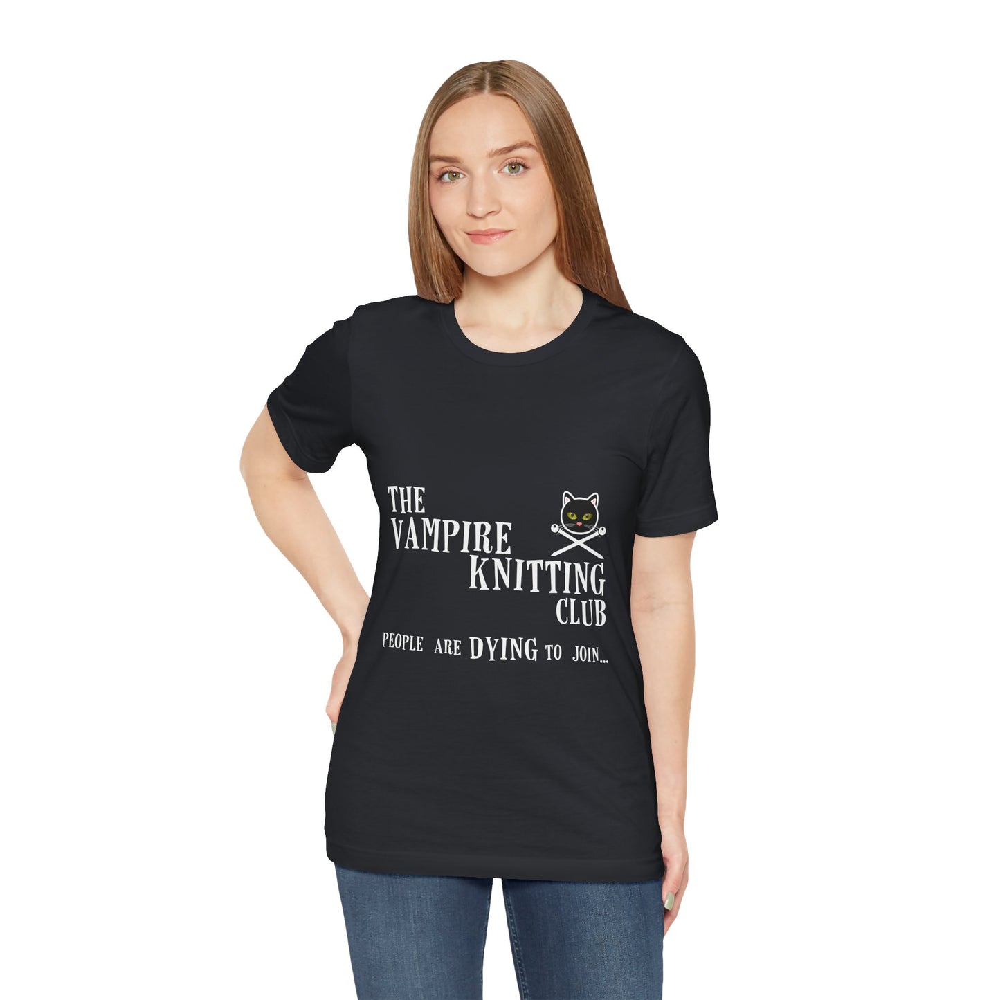 Vampire Knitting Club Unisex T-Shirt - Dying to Join