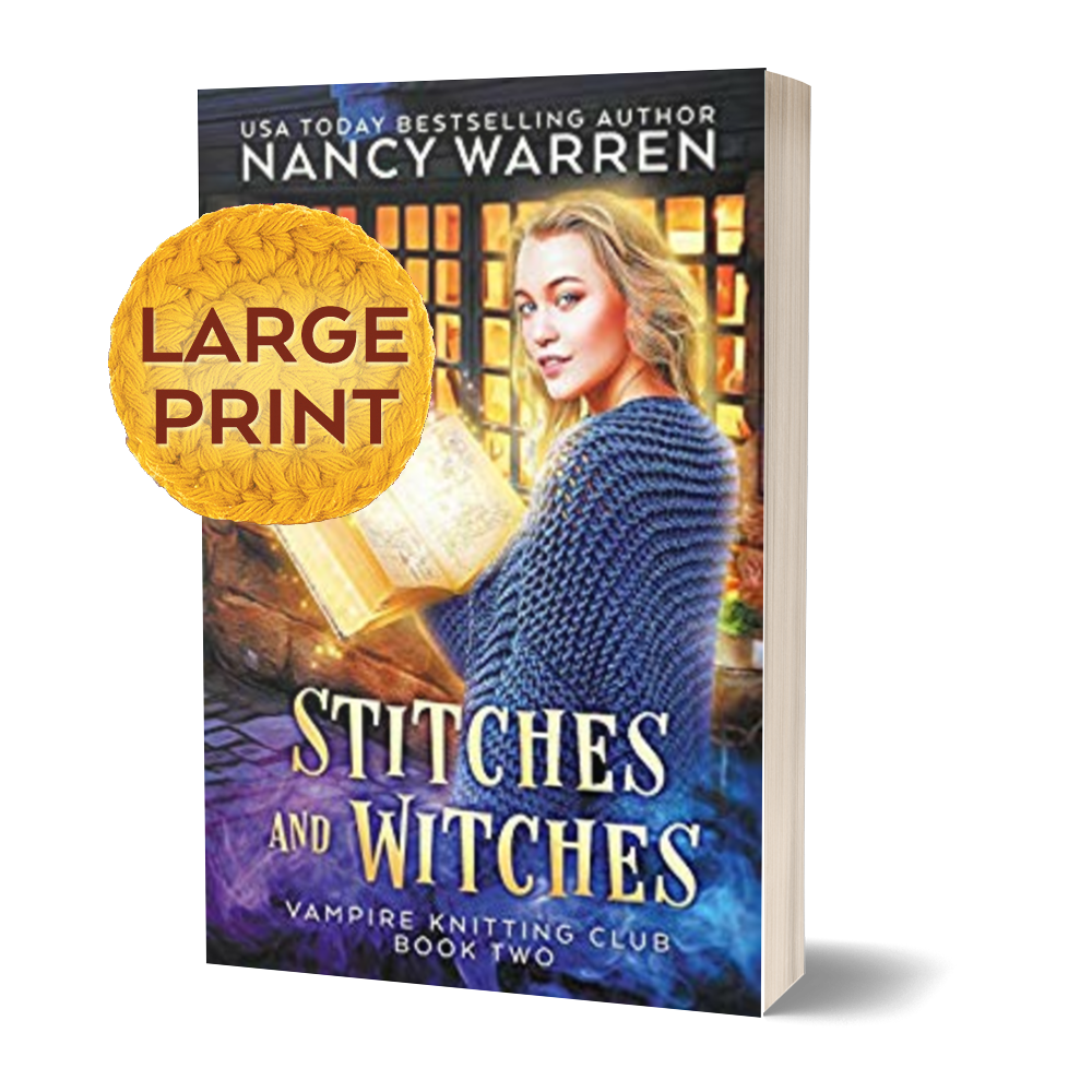 Stitches and Witches Large Print by Nancy Warren