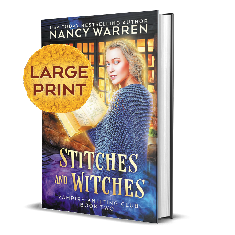 Stitches and Witches (Book 2, Large Print hardcover)