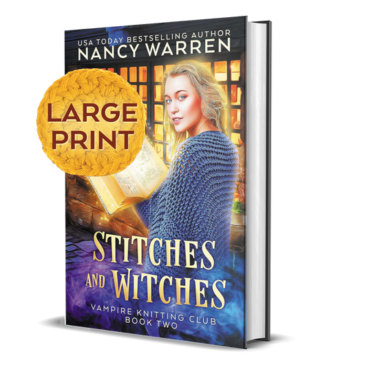 Stitches and Witches (Book 2, Large Print hardcover)