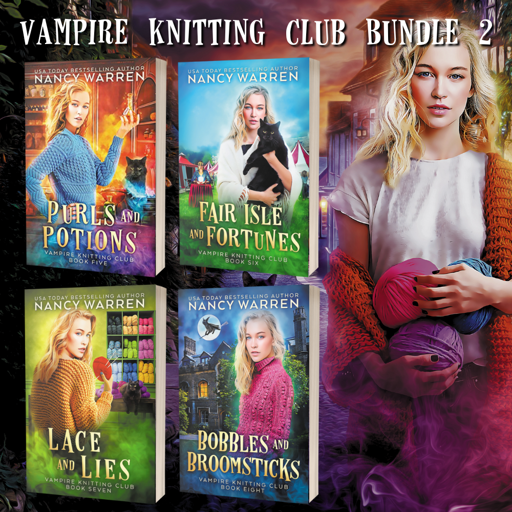 The Vampire Knitting Club Bundle 2 by Nancy Warren