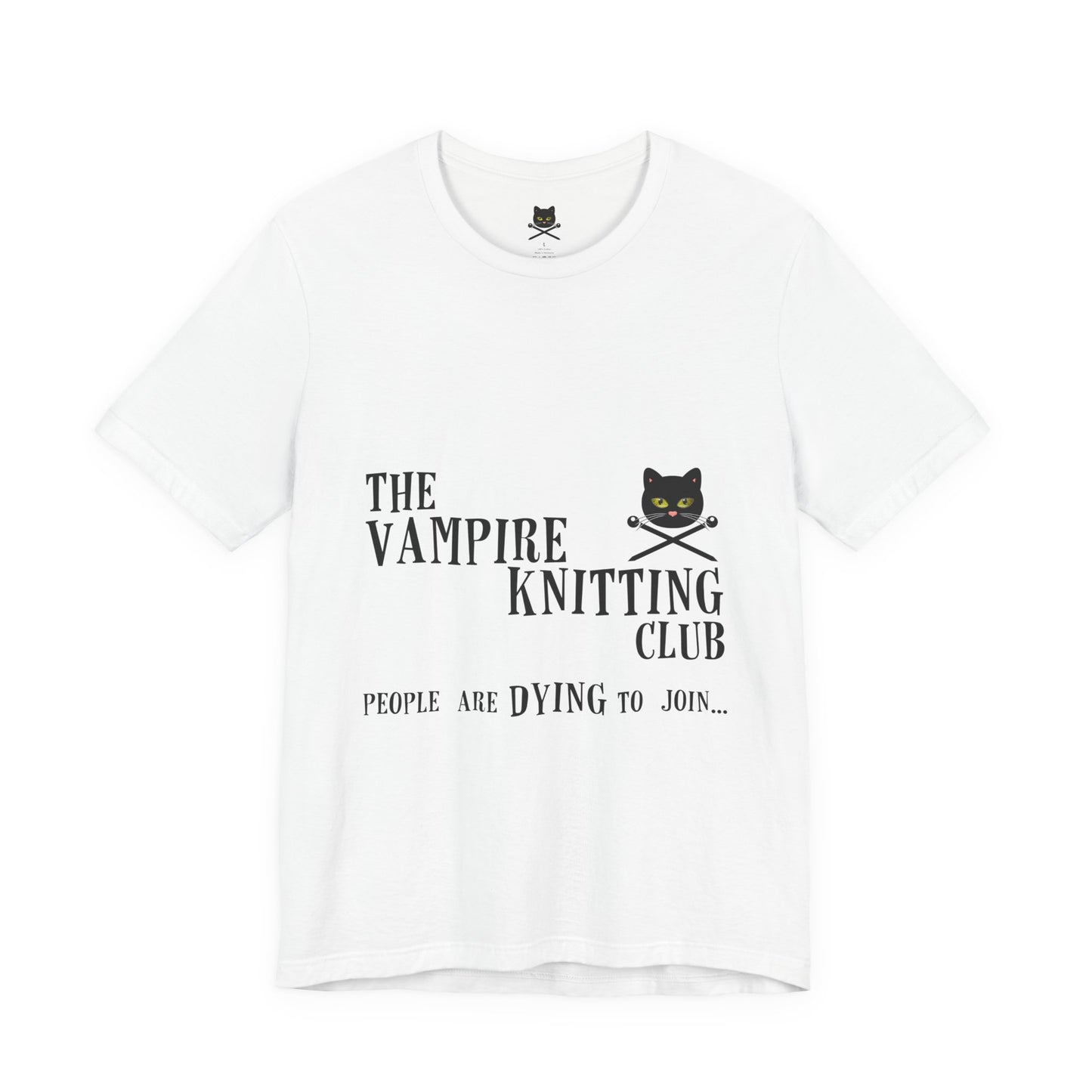 Vampire Knitting Club Unisex T-Shirt - Dying to Join