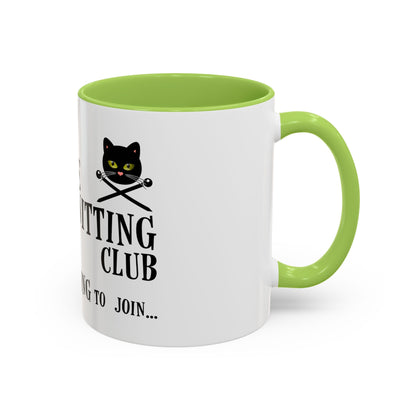 Vampire Knitting Club Mug. Exclusive Vampire Knitting Club merchandise by Nancy Warren.