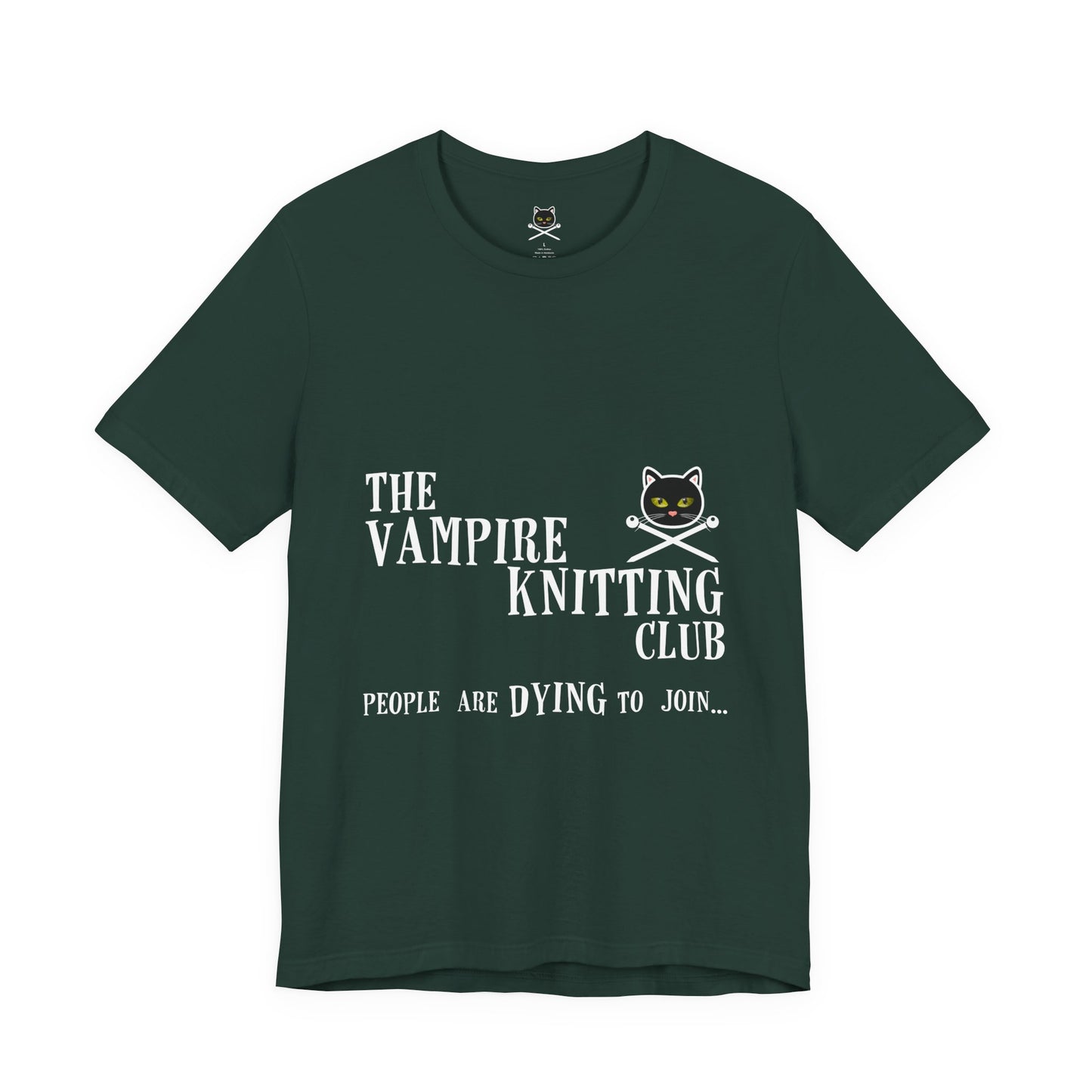 Vampire Knitting Club Unisex T-Shirt - Dying to Join