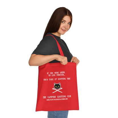 Cotton Tote Knitting Bag Carry your knitting in style with this exclusive design.