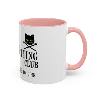 Vampire Knitting Club Mug. Exclusive Vampire Knitting Club merchandise by Nancy Warren.
