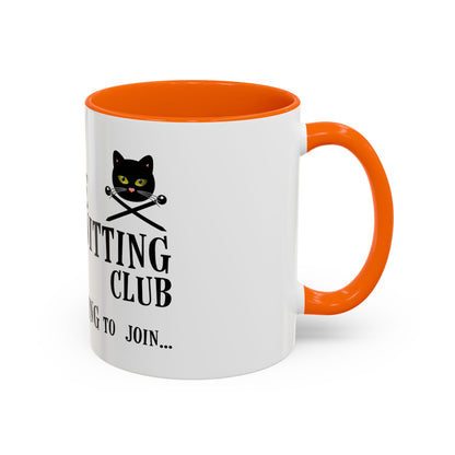 Vampire Knitting Club Mug. Exclusive Vampire Knitting Club merchandise by Nancy Warren.