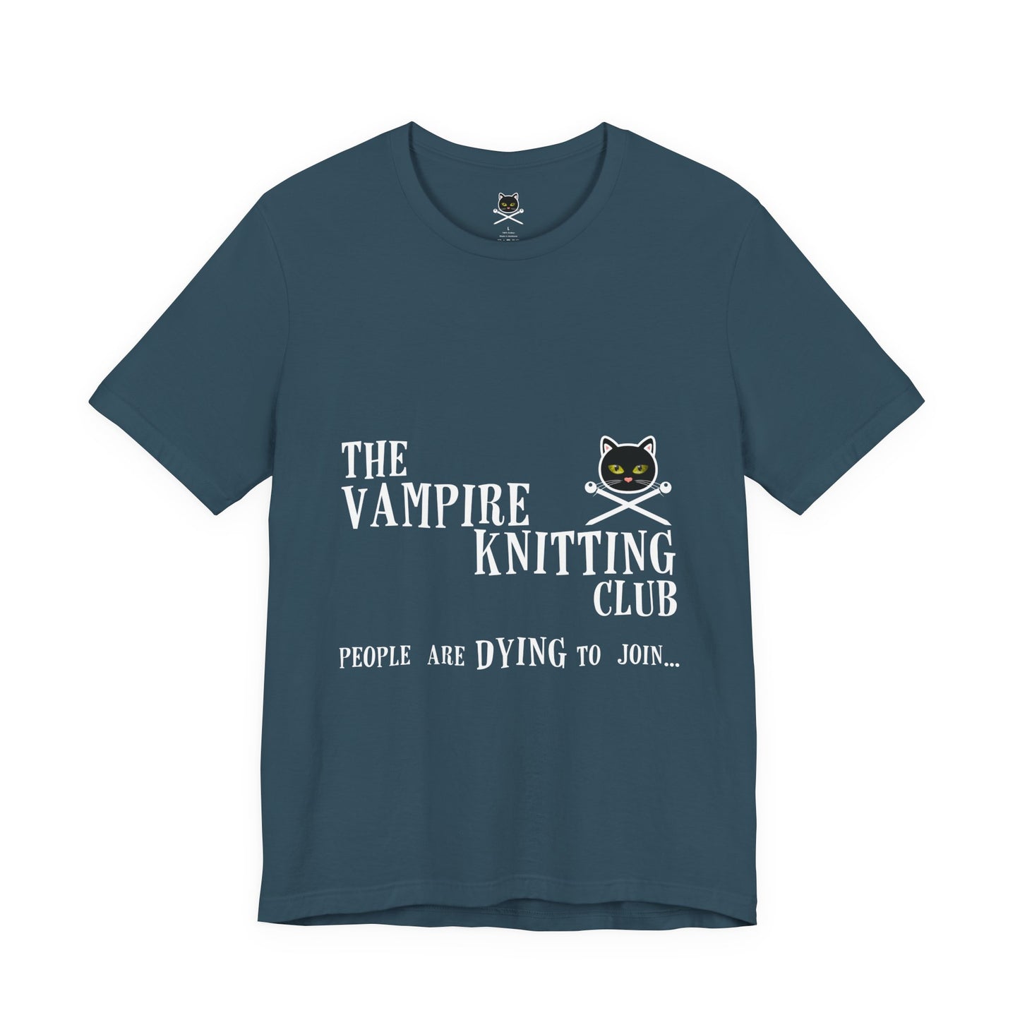 Vampire Knitting Club Unisex T-Shirt - Dying to Join