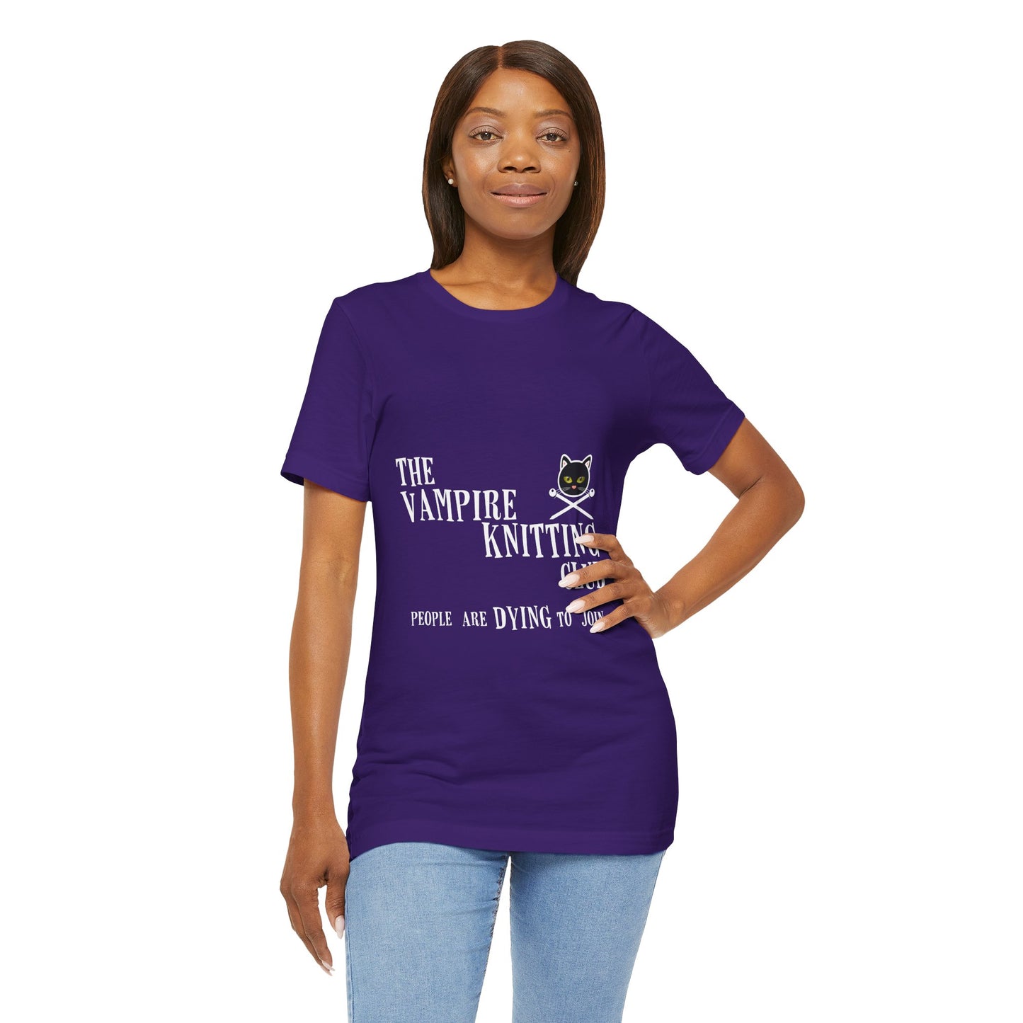 Vampire Knitting Club Unisex T-Shirt - Dying to Join