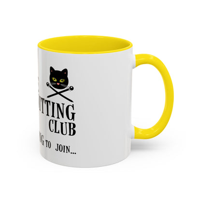 Vampire Knitting Club Mug. Exclusive Vampire Knitting Club merchandise by Nancy Warren.