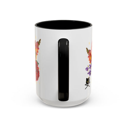 Magical Flowers Mug (11, 15oz). Exclusive Village Flower Shop Mysteries merchandise from Nancy Warren