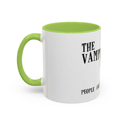 Vampire Knitting Club Mug. Exclusive Vampire Knitting Club merchandise by Nancy Warren.
