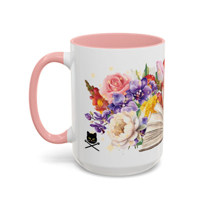 Magical Flowers Mug (11, 15oz). Exclusive Village Flower Shop Mysteries merchandise from Nancy Warren
